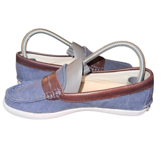 Women’s Cole Haan Grand.OS Pinch Maine Classic Blue D44616 Penny Loafer Size 5 - Picture 2 of 7